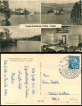 08606 Taltitz via Oelsnitz (Vogtl) country postmark on postcard youth hostel o 01/29/1957