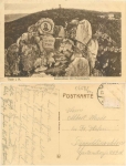 06502 Thale Bismarckfelsen beim Hexentanzplatz gebr. ca. 1920