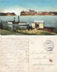 Thorn West Prussia View of the ferry Torun o August 19, 1914