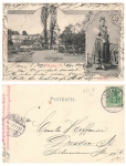 08538 Thossen 400 year old church costume Vogtlanderin o 21.5.1903