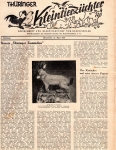 Thuringian small animal breeders specialist magazine issue 9 1950 8 pages