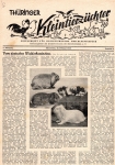 Thuringian small animal breeders specialist magazine issue 6 1950 8 pages