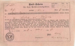 Thurn and Taxis Lemgo post note May 8, 1855