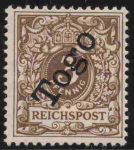 Togo Deutsche Post Michel 1 a * ungebraucht Krone Adler  