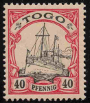 Togo Deutsche Post Michel 13 ** postfrisch Kaiseryacht