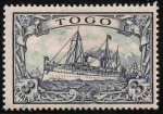 Togo Deutsche Post Michel 18 * ungebraucht Kaiseryacht