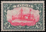 Togo German Post Michel 23 A * unused Imperial Yacht