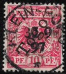 Togo Deutsche Post Michel 3 o gestempelt Krone Adler