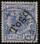 Togo Deutsche Post Michel 4 o gestempelt Krone Adler
