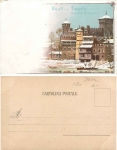 Torino Castello Medievale Farblitho *ca. 1900