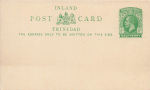 Trinidad & Tobago postal stationery green *approx. 1900