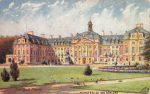 Muenster, Westphalia Castle, artist's postcard by Charles E. Flower Tucks Oilette * circa 1910