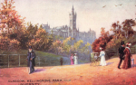 Glasgow Kelvingrove Park Künstlerkarte Tucks Oilette * um 1910