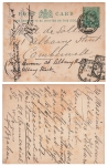 UK Post Card Half Penny Eduard stationary o 1903