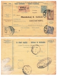 Hungary 10 filler consignment note o Budapest December 13, 1917 to Constantinople