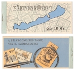 Hungary stamp booklet completely canceled in 1969