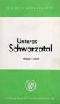 Lower Schwarzatal hiking map around 1957