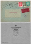 VEB Energieversorgung Halle Eilbote Dienstbrief o Vockerode 15.3.1960