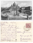 Vativane 75 cent single franking on AK o Citta del Vaticano Poste April 18, 1930 to Dinkelsbuhl