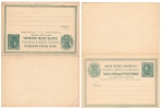 Venezuela Postal Respuesta 10 Centimos Respuesta postal stationery 1885 *
