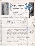 Vogelsang Köln Metallwaren Fabrik Carl Thielmann Briefkopf mit Kaffemühle 1913