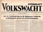 Volkswacht Extrablatt District leadership of the SED Gera August 17, 1953
