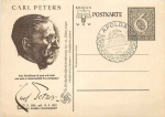 WHW stationary Carl Peters special postmark Apolda 6. WHW Reichs-Strassesammlung 31.3.1940