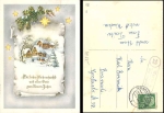 49565 Wackum via Bramsche country postmark on New Year's card o 25.12.1957