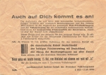 Election to the People's Congress 1948 State Committee Saxony-Anhalt original leaflet