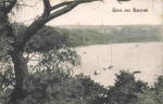 Wannsee Berlin original alte Ansichtskarte o 1908