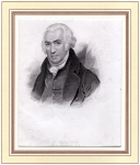 Watt James original steel engraving around 1830