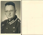 Wehrmacht NCO real photo in postcard format * around 1940
