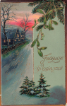 Weihnachten Goldprägekarte o um 1915