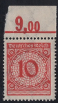 Michel 340 Pb ** Wertziffern Oberrand postfrisch geprüft 
