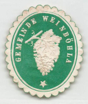 01689 Weinboehla vignette of the municipal administration around 1930