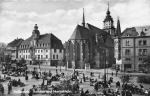 Weissenfels Rathaus und Marienkirche * 1959