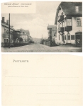 Weisser Hirsch Dresden Oberloschwitz Heinrichstrasse mit Villa Stella um 1900