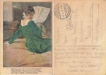 Wennerberg artist card dated April 4, 1918