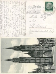 Advertising postmark for the Nazi Party Rally of Greater Germany in Nuremberg on September 9, 1938
