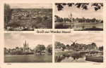 Werder Havel Mehrbildkarte o 1959