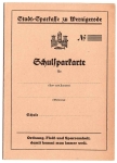Wernigerode school savings card unused around 1940
