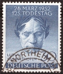 West Berlin Michel 87 o Ludwig van Beethoven stamped