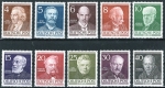 West Berlin Michel 91-100 ** Men from the history of Berlin mint never hinged