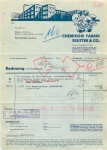 74538 Westheim Chemical Factory Reutter & Co. Letterhead 1941