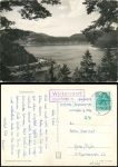 07318 Wickersdorf via Saalfeld Country postmark on AK Saaletalsperre o 24.9.1960