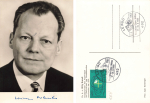 Dr. h. c. Willy Brandt, Federal Chancellor, SPD politician, 1968