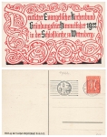 Wittenberg founding ceremony of the church association in 1922 private postal stationery PP60C2 o May 25, 1922