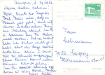 Wolgast Kopfstehender Webestempel auf AK o 1982