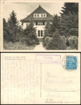 15754 Wolzig about Koenigs Wusterhausen country postmark on convalescent home of Sparkasse Berlin o 28.5.1958