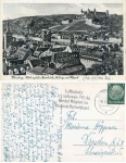 Wuerzburg Mainbruecke Festung und Kaeppele o 18.7.1938